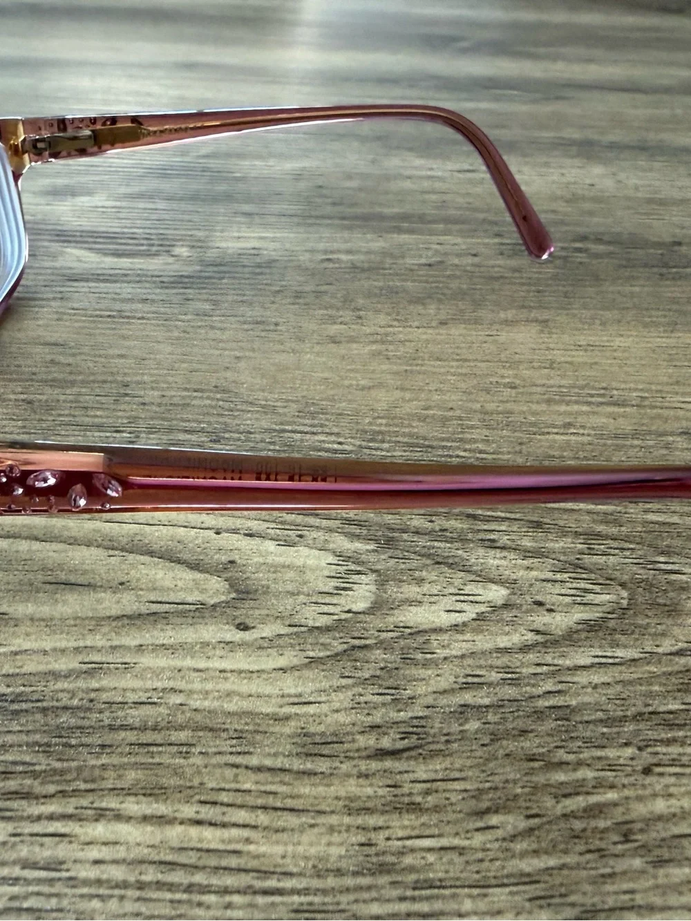 VERA WANG EYEGLASS FRAMES-MAGNIFIQUE PURPLE CLEAR GEMS 52-15-135